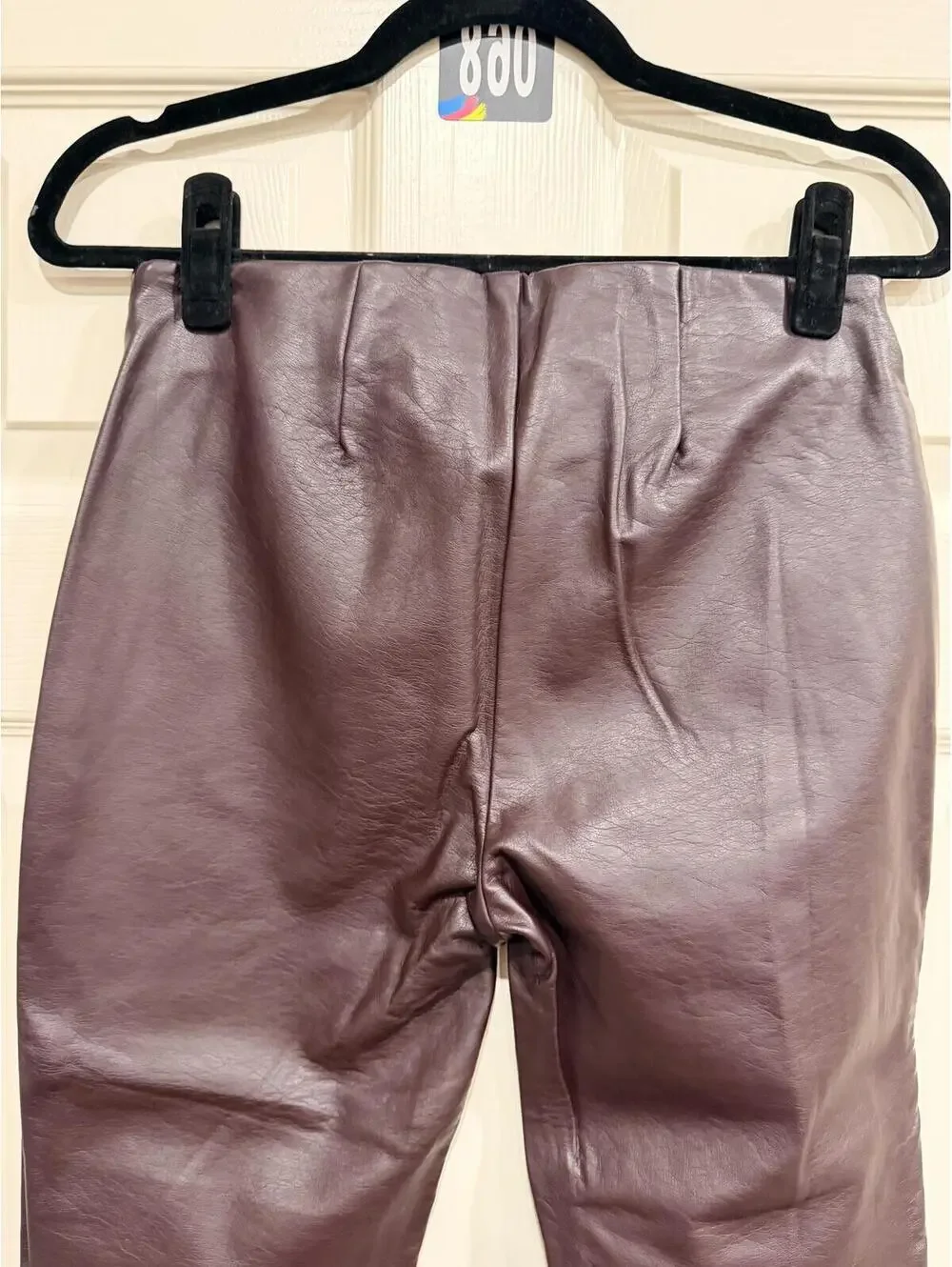 #68 LAUREN RALPH LAUREN FAUX leather Leggings‎ Pants Sz. 4
